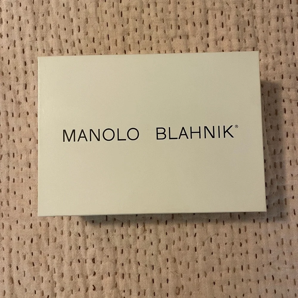 Manolo Blahnik cobalt blue suede BB 105 mm pumps size 38 - Picture 10 of 10